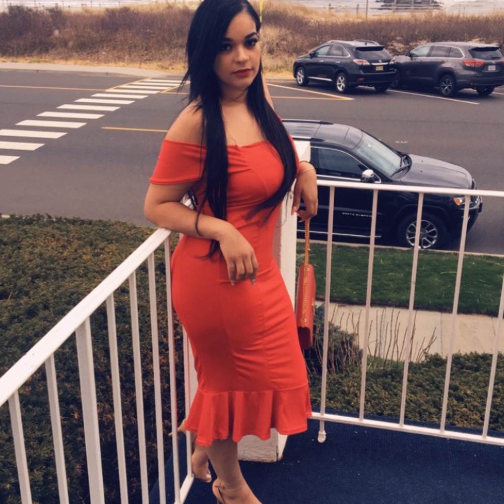 Red dress